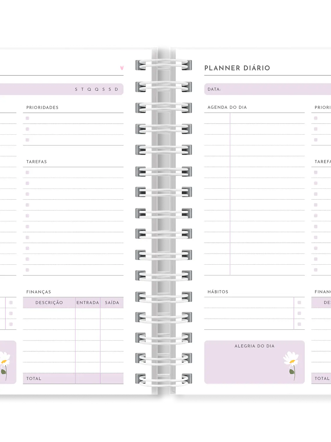 Planner Diário Trio Poético 8
