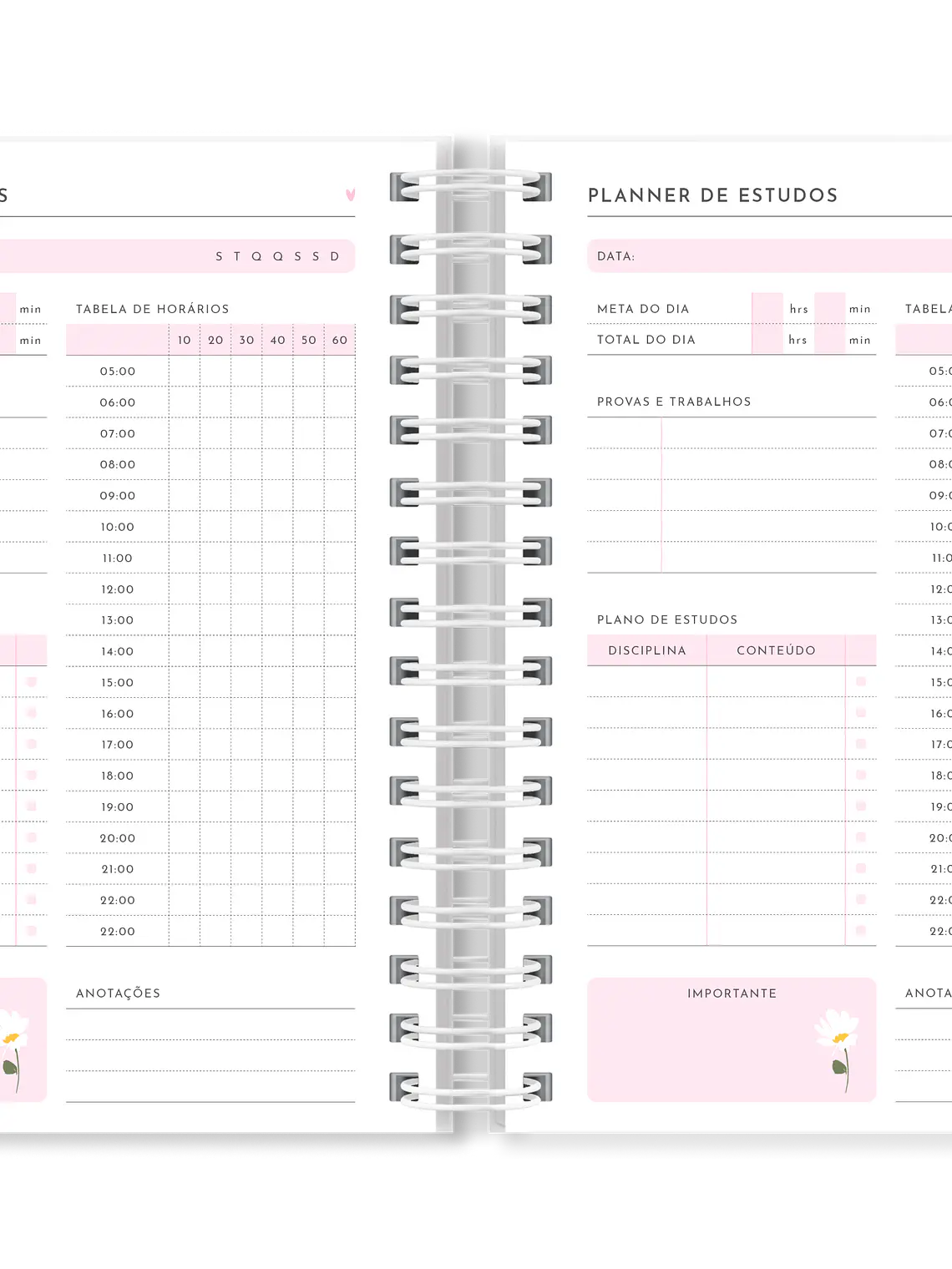 Planner de Estudo Trio Poético 8