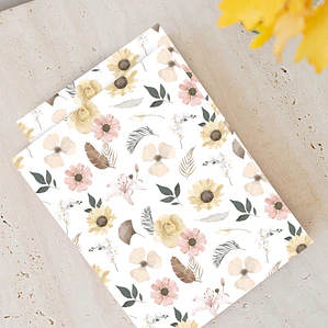 Caderno Jardim Boho