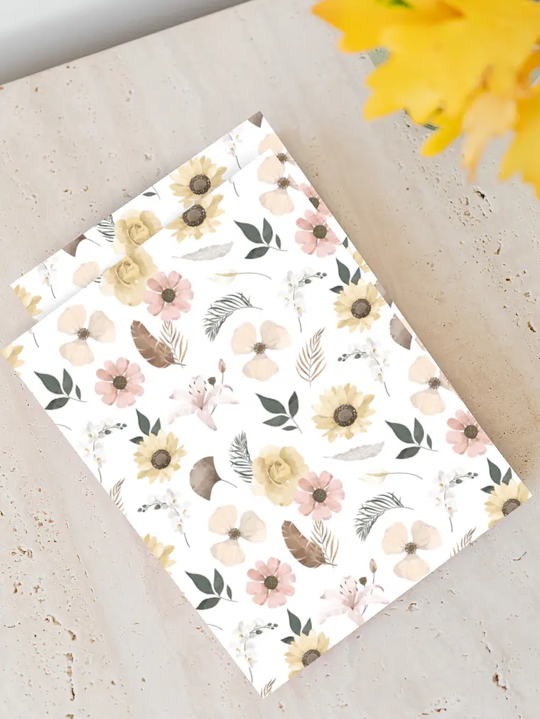 Caderno Jardim Boho 1