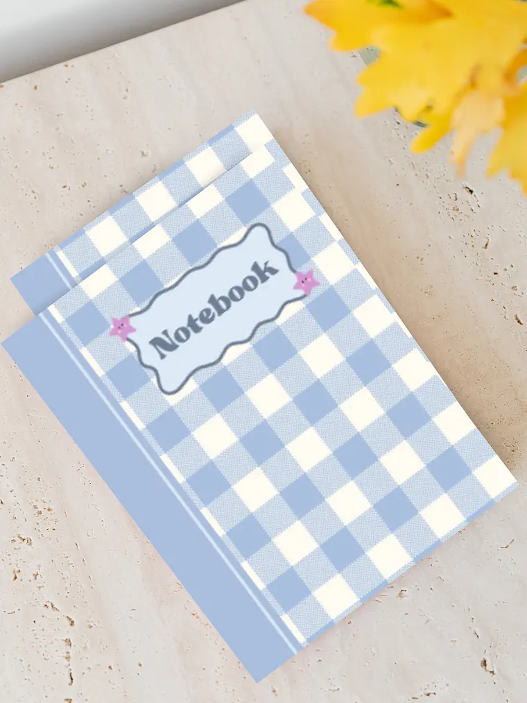 Caderno Xadrez Azul Celeste 1