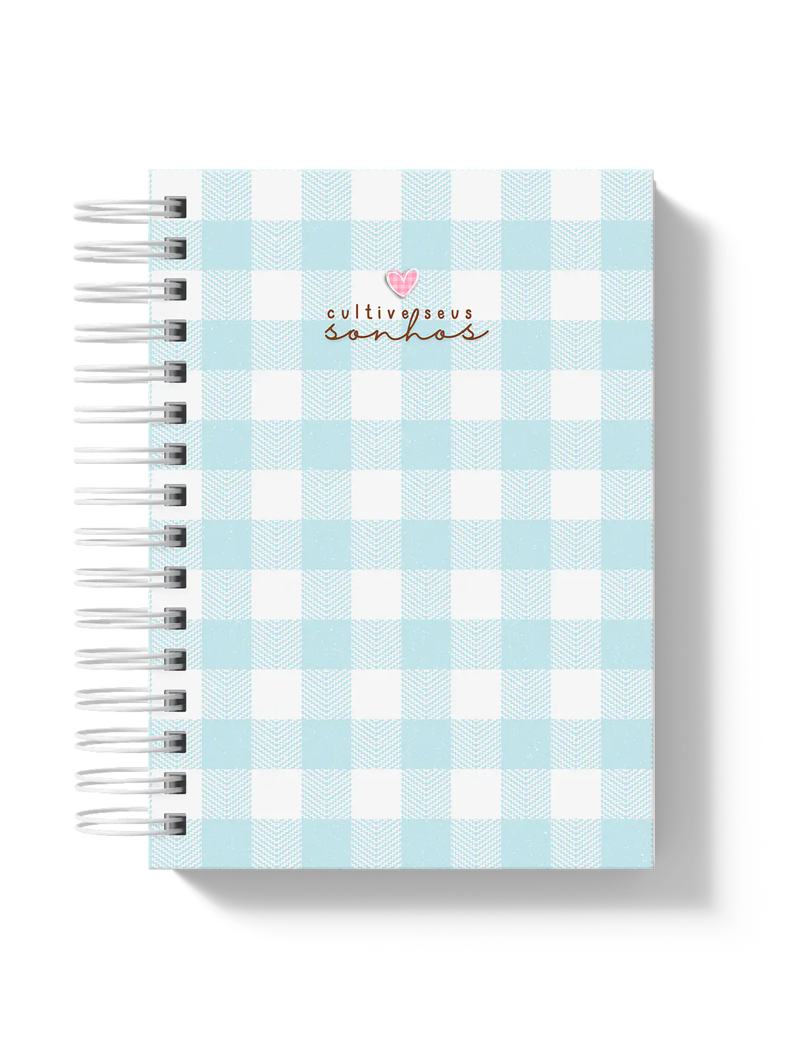 Caderno Escolar Xadrez Azul 1