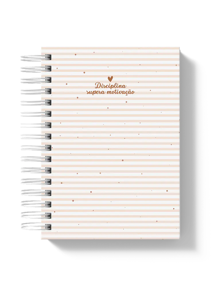Caderno Escolar Listras Rosa 1
