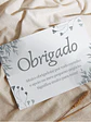 Cartões de Agradeciemento 13x8cm - Thumbnail 1