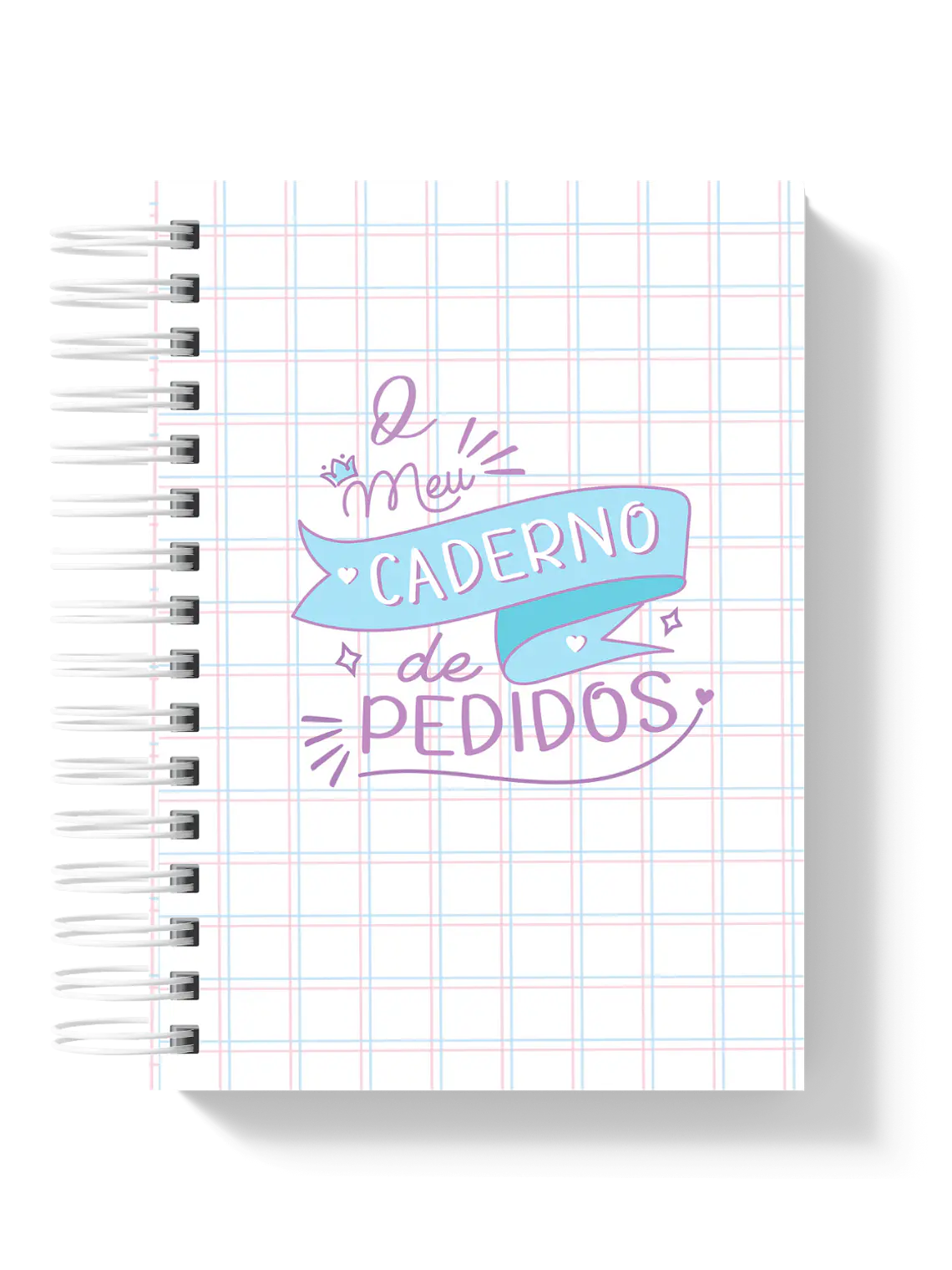 Caderno de Encomendas Lettering Blue 1
