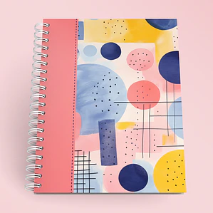Caderno de Encomendas Abstract Pop