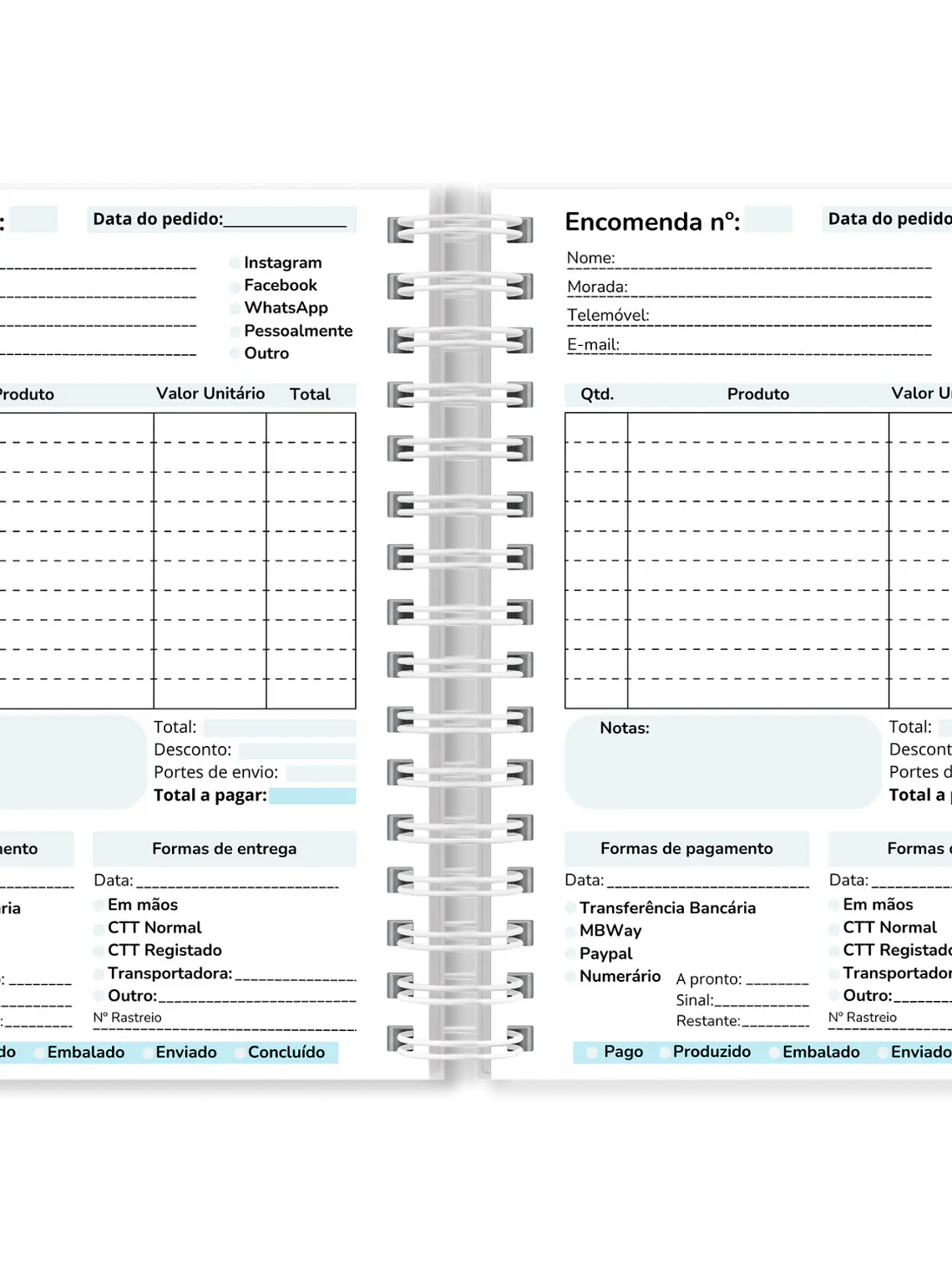 Caderno de Encomendas Daisy Dream 4