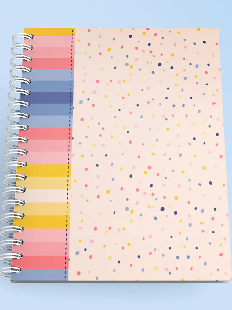 Caderno de Encomendas Color Splash 1