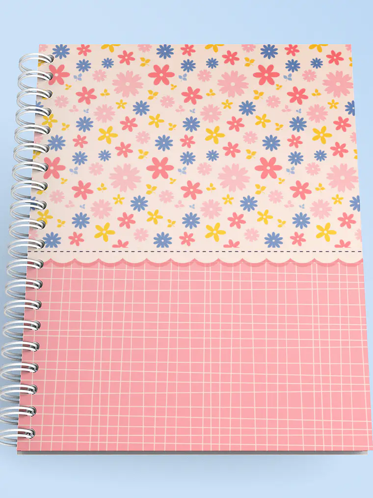Caderno de Encomendas Floral Fun 1