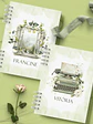 Caderno Floral Verde - Thumbnail 1