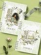 Caderno Floral Verde - Thumbnail 4