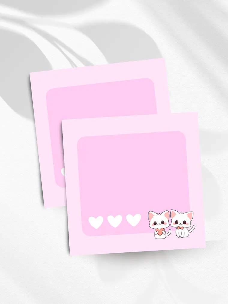 Bloco de notas Miau Amor 1