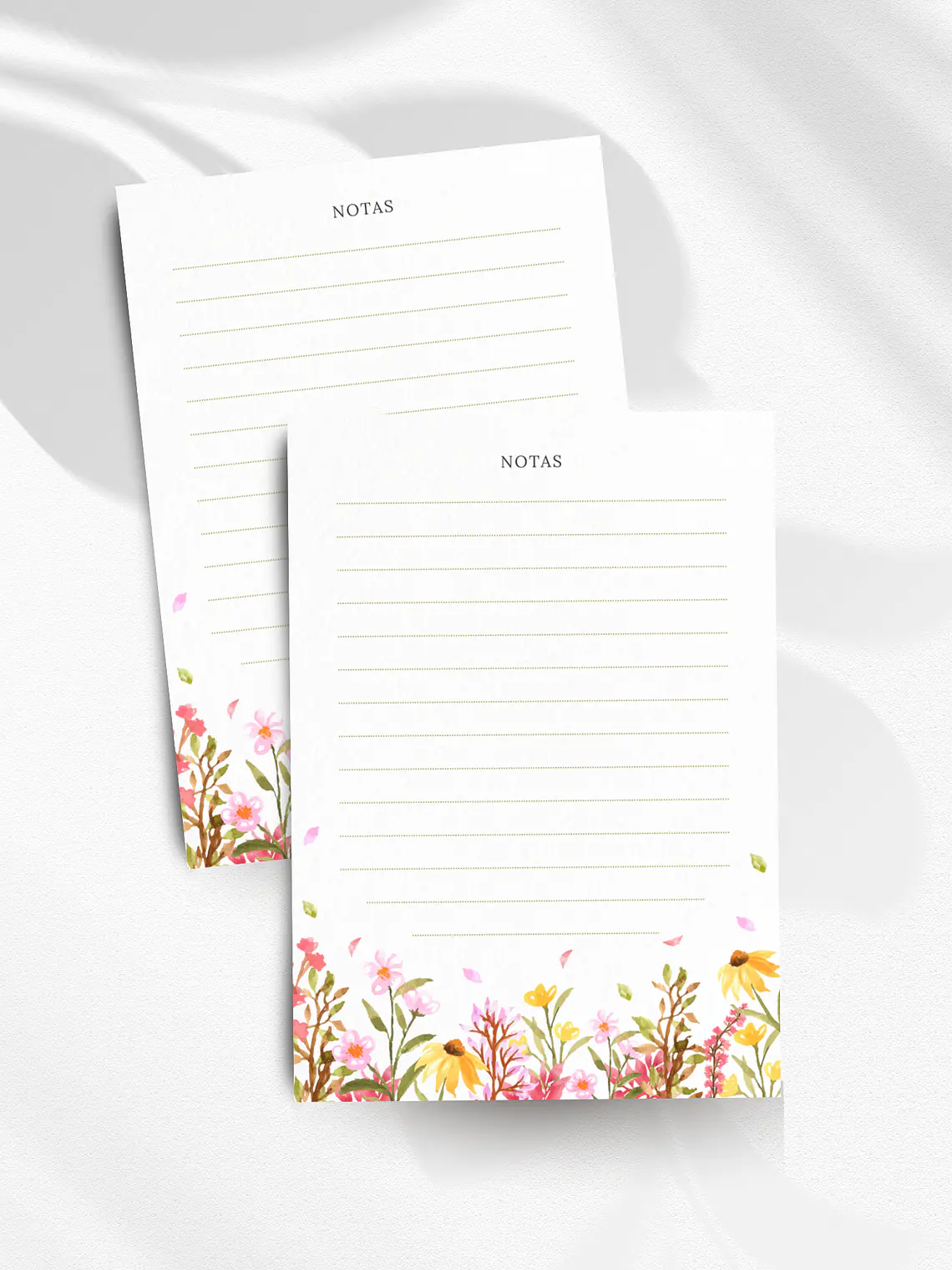 Bloco de Notas A6 Jardim Secreto 1