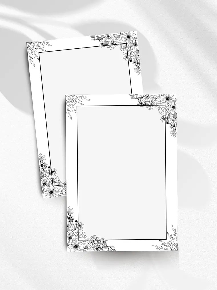 Bloco de Notas A6 Boho Minimalista 1