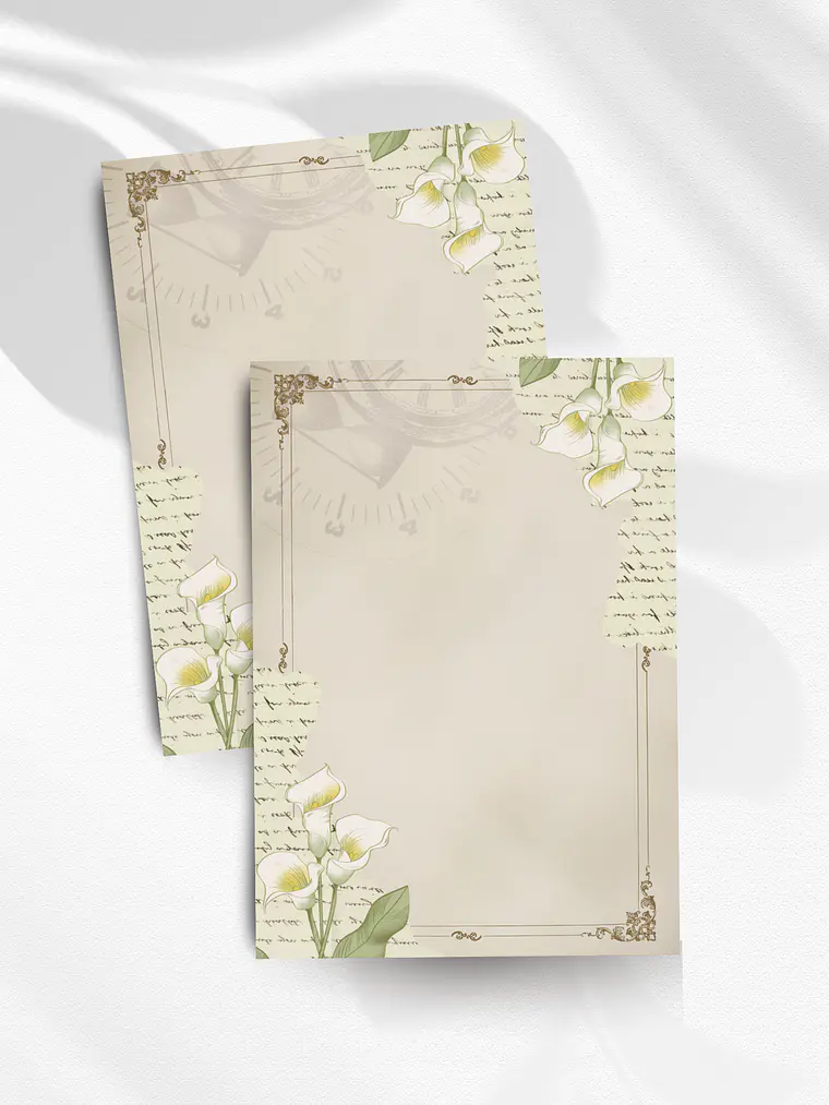 Bloco de Notas A6 Vintage 1