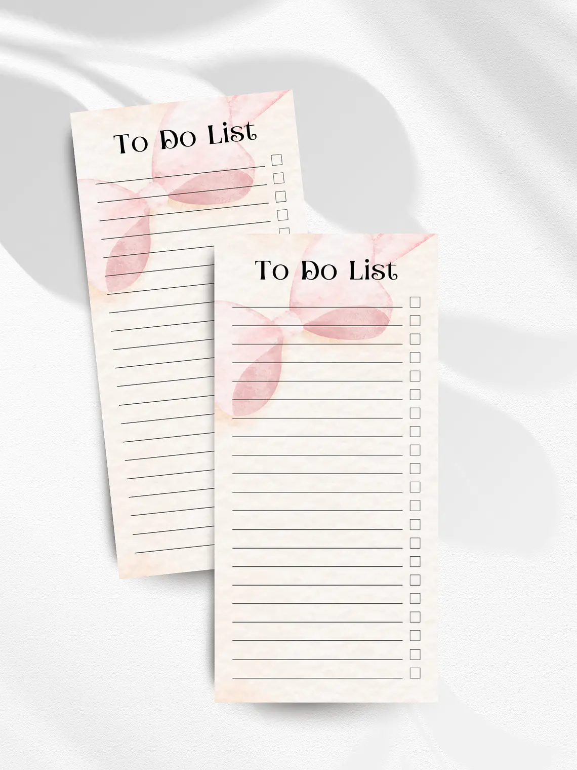 To Do List Laço de Aquarela 1