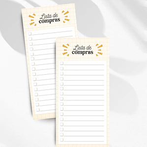 Lista de Compras Amarela