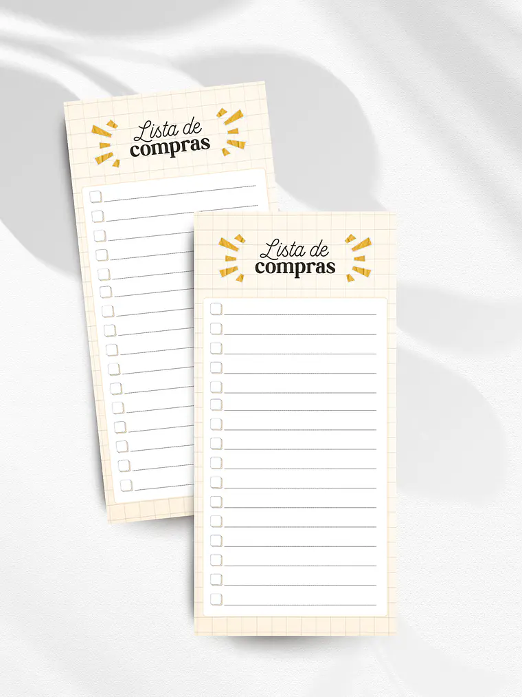 Lista de Compras Amarela 1