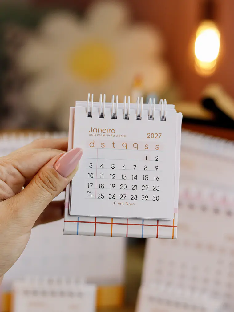 Calendário mini 7