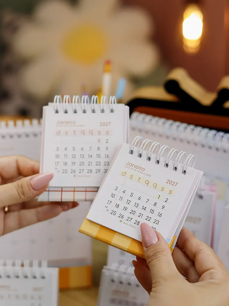 Calendário mini 8