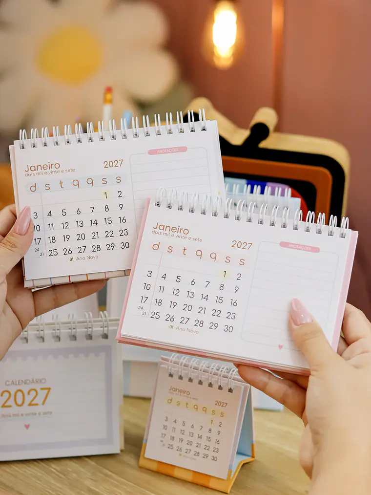Calendário A6 horizontal 2