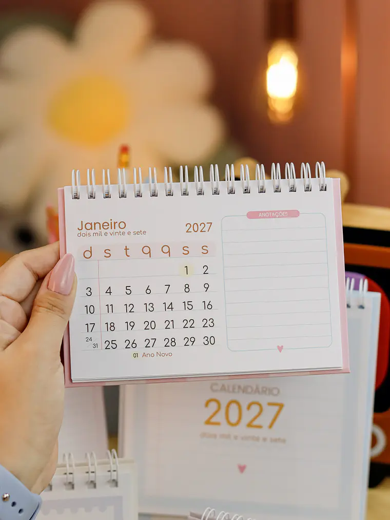 Calendário A6 horizontal 5