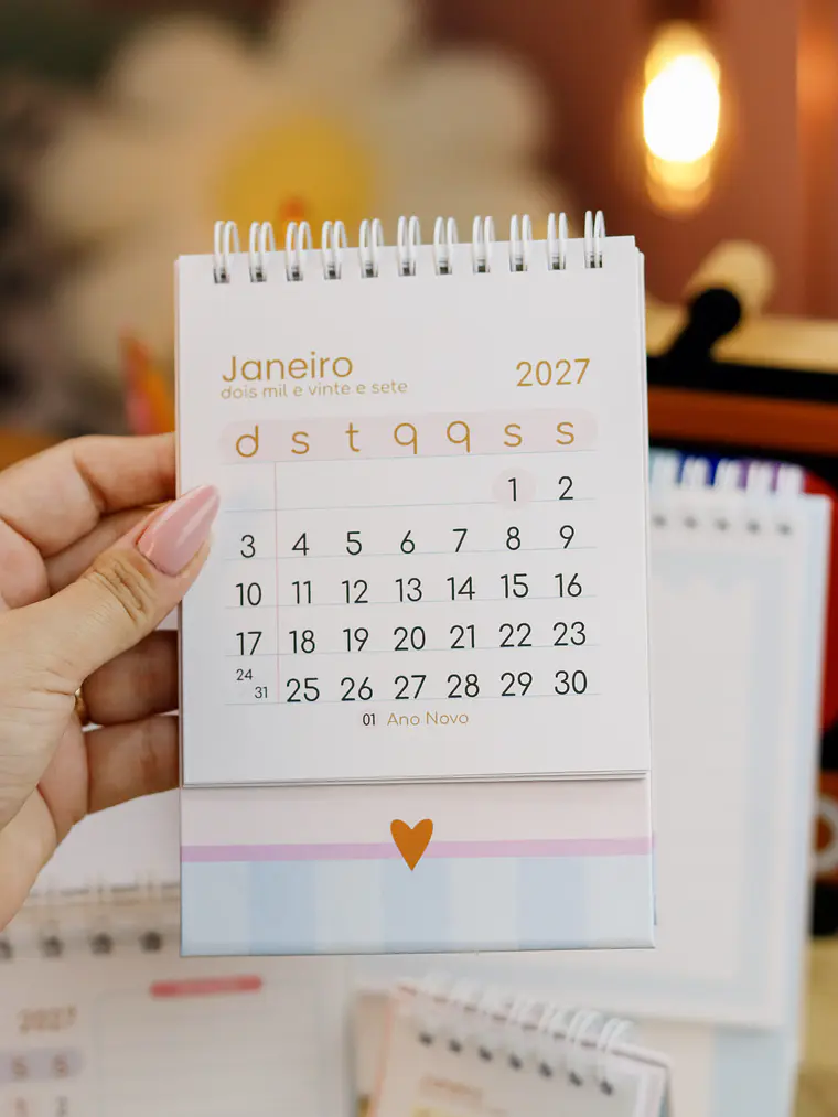 Calendário A6 vertical 7