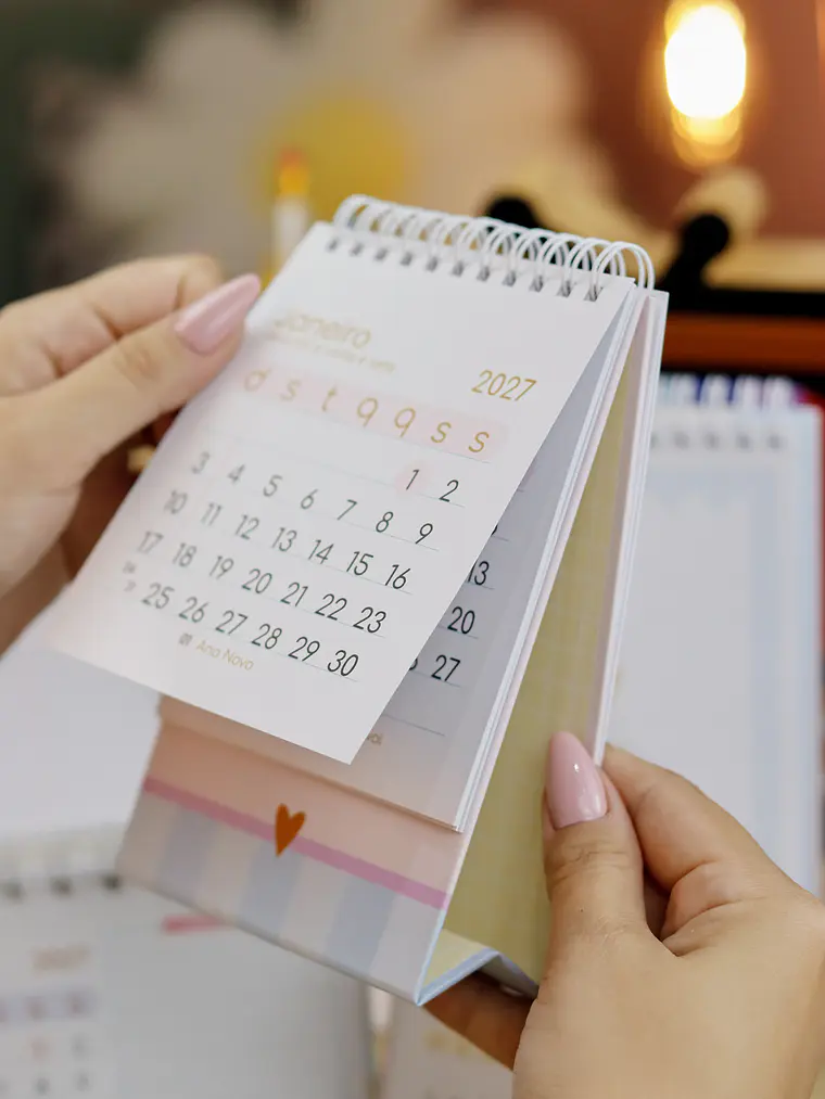 Calendário A6 vertical 8