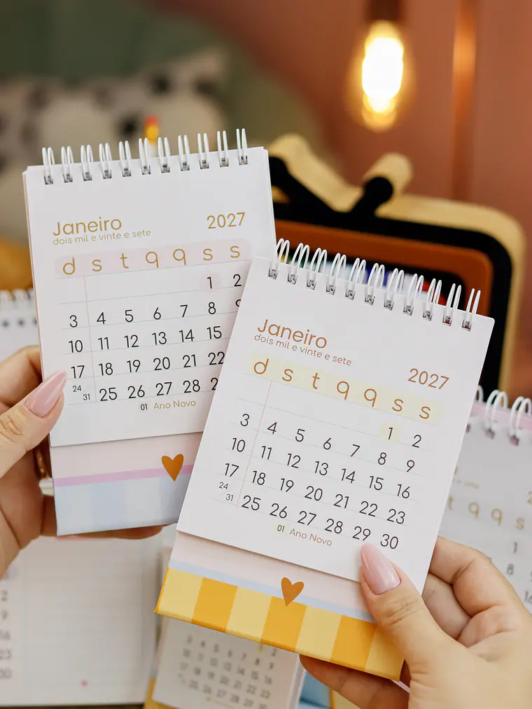 Calendário A6 vertical 10