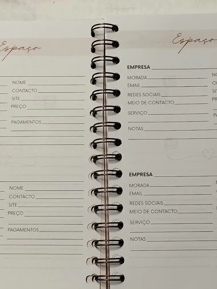 Planner Casamento básico 7