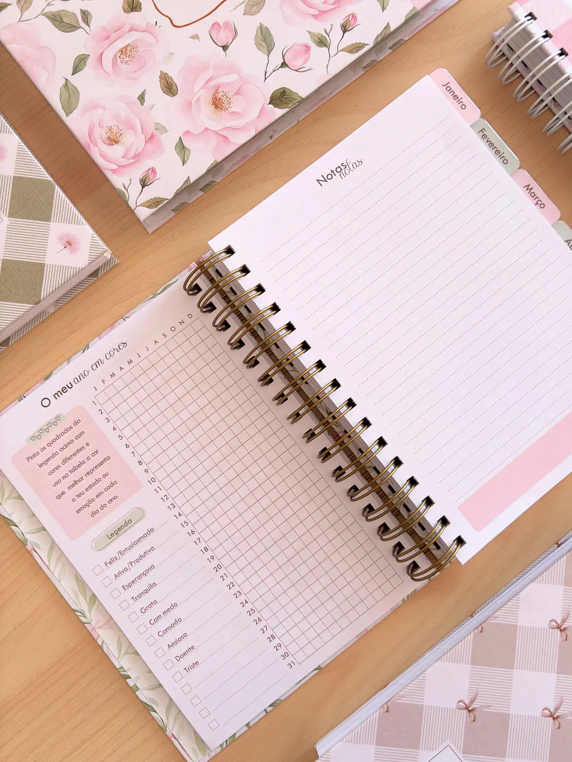 Planner Xadrez Romântico 20