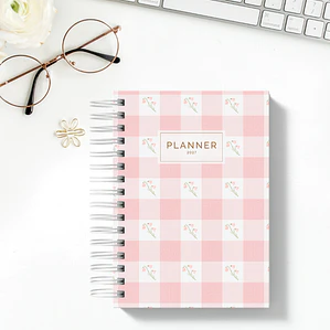 Planner Xadrez Rosa