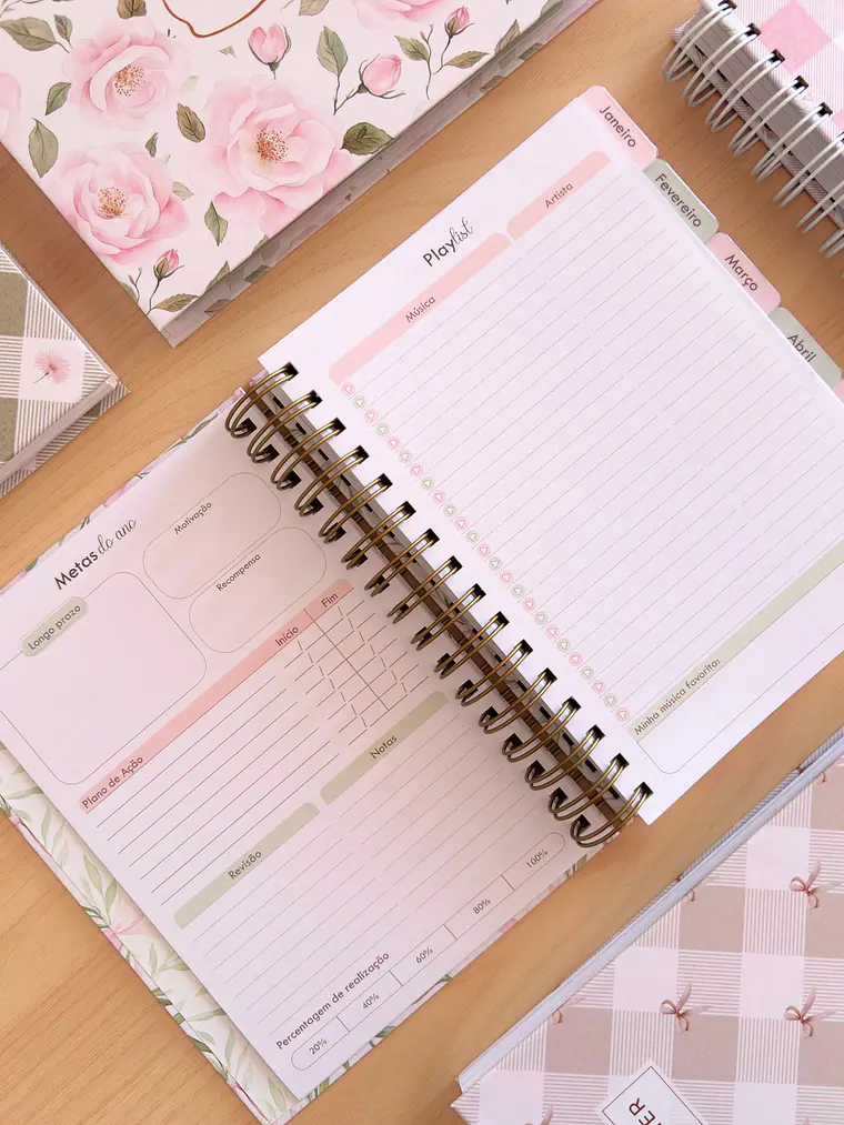 Planner Vaso de Tulipas 12
