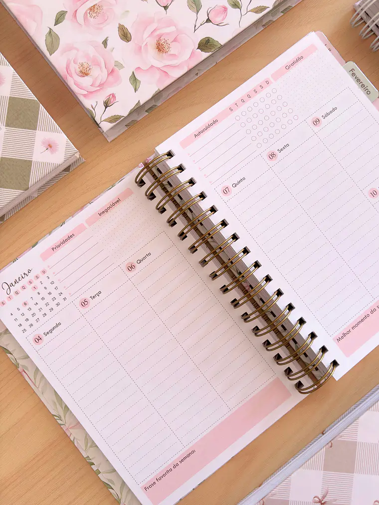 Planner Vaso de Rosas 4