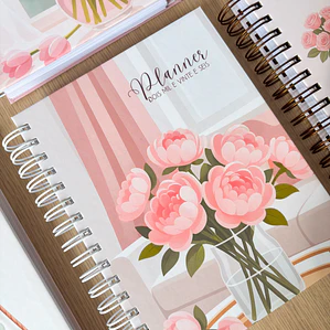 Planner Vaso de Rosas