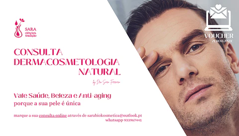 Voucher Valentine: Consulta Dermocosmetologia Natural online