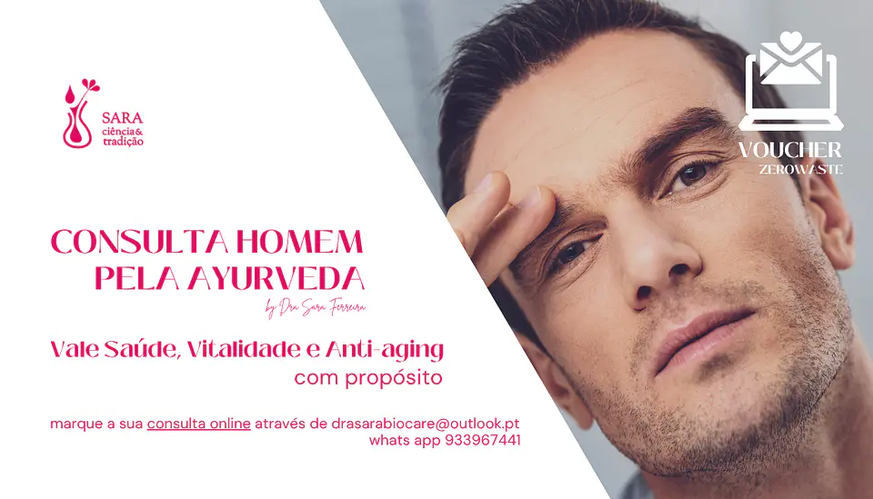 Voucher Valentine: Consulta do Homem pela Ayurveda online 1