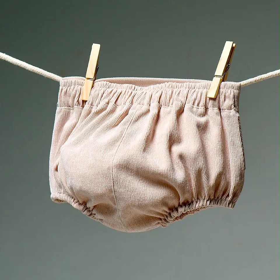 Bombacho cotelé beige 2