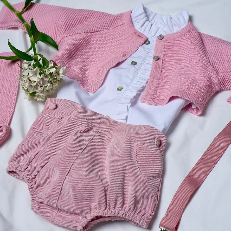 Chaleco rosado  5