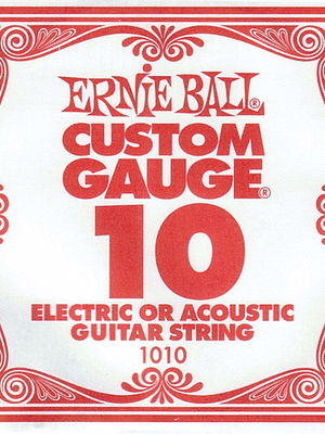 Cuerda Para Guitarra Eléctrica Ernie Ball Guitarra 1010