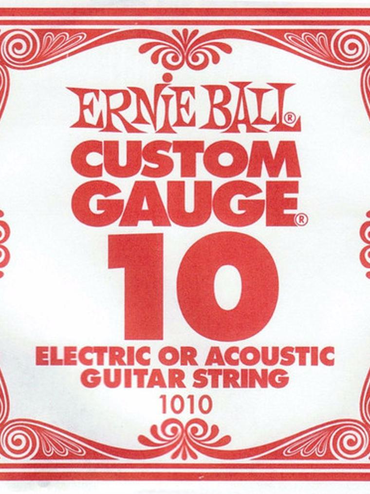 Cuerda Para Guitarra Eléctrica Ernie Ball Guitarra 1010 1