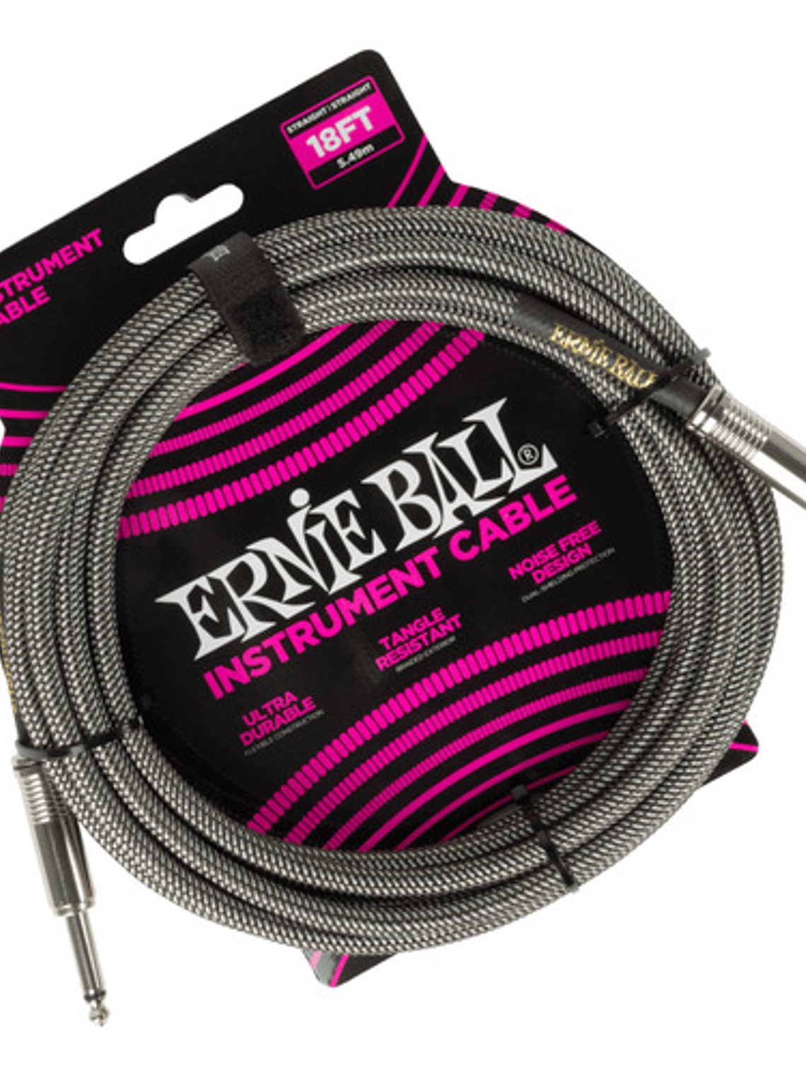 Ernie Ball 6433 Cable Trenzado Para Instrumento 5.49m Platea 3
