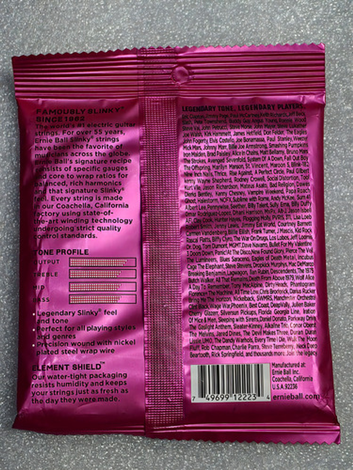 Cuerda De Guitarra Ernie Ball P02223 Super Slinky 009 5