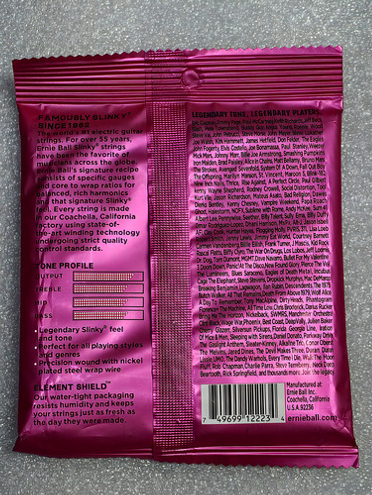 Cuerda De Guitarra Ernie Ball P02223 Super Slinky 009 5