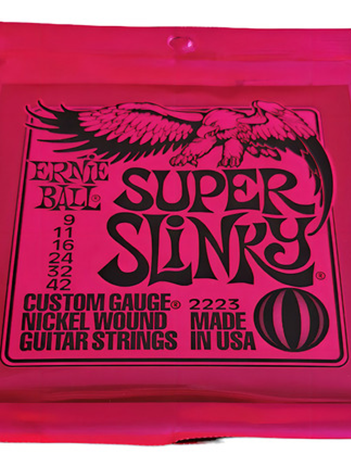 Cuerda De Guitarra Ernie Ball P02223 Super Slinky 009 8