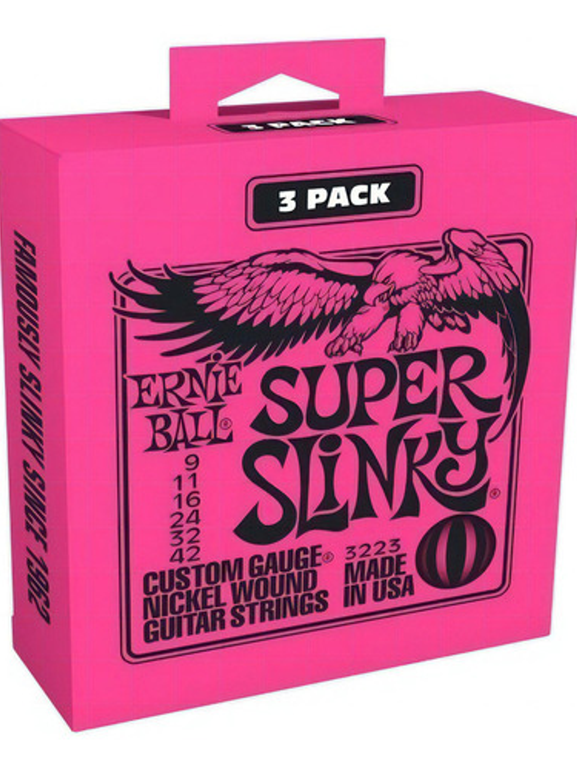 Cuerdas Ernie Ball 3223 Super Slinky 9-42 Pack 3 Set 3