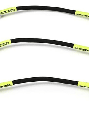 Cable Interpedal Ernie Ball Pack X 3u Plug Chatos Ang. 15cm