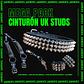 Mega Pack Cinturón Uk studs  + Bootstraps + llavero + Pulseras - Miniatura 1