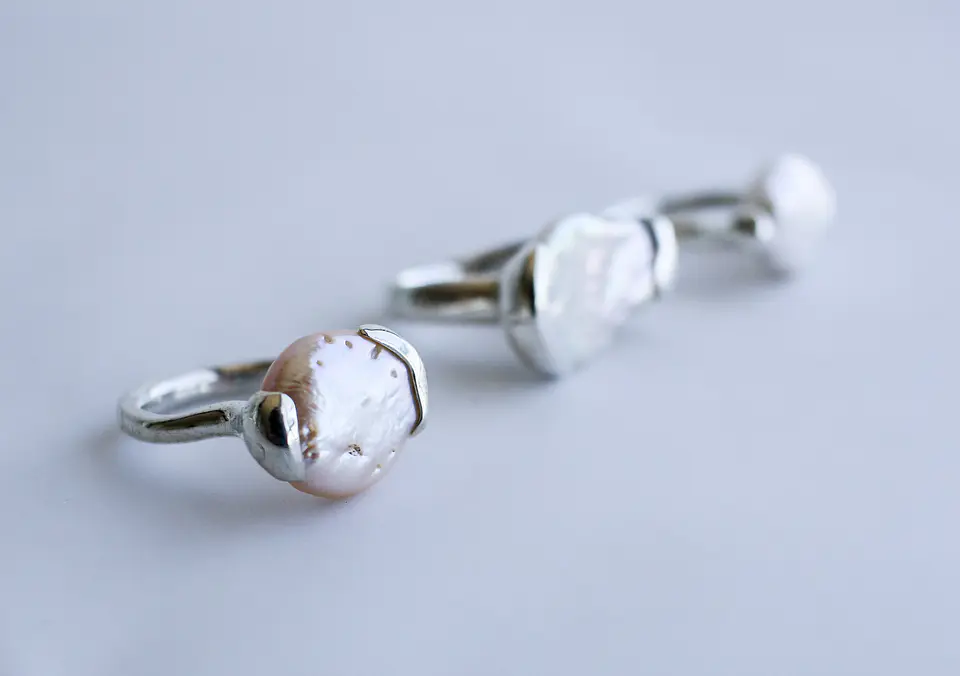 Anillos con perlas 1