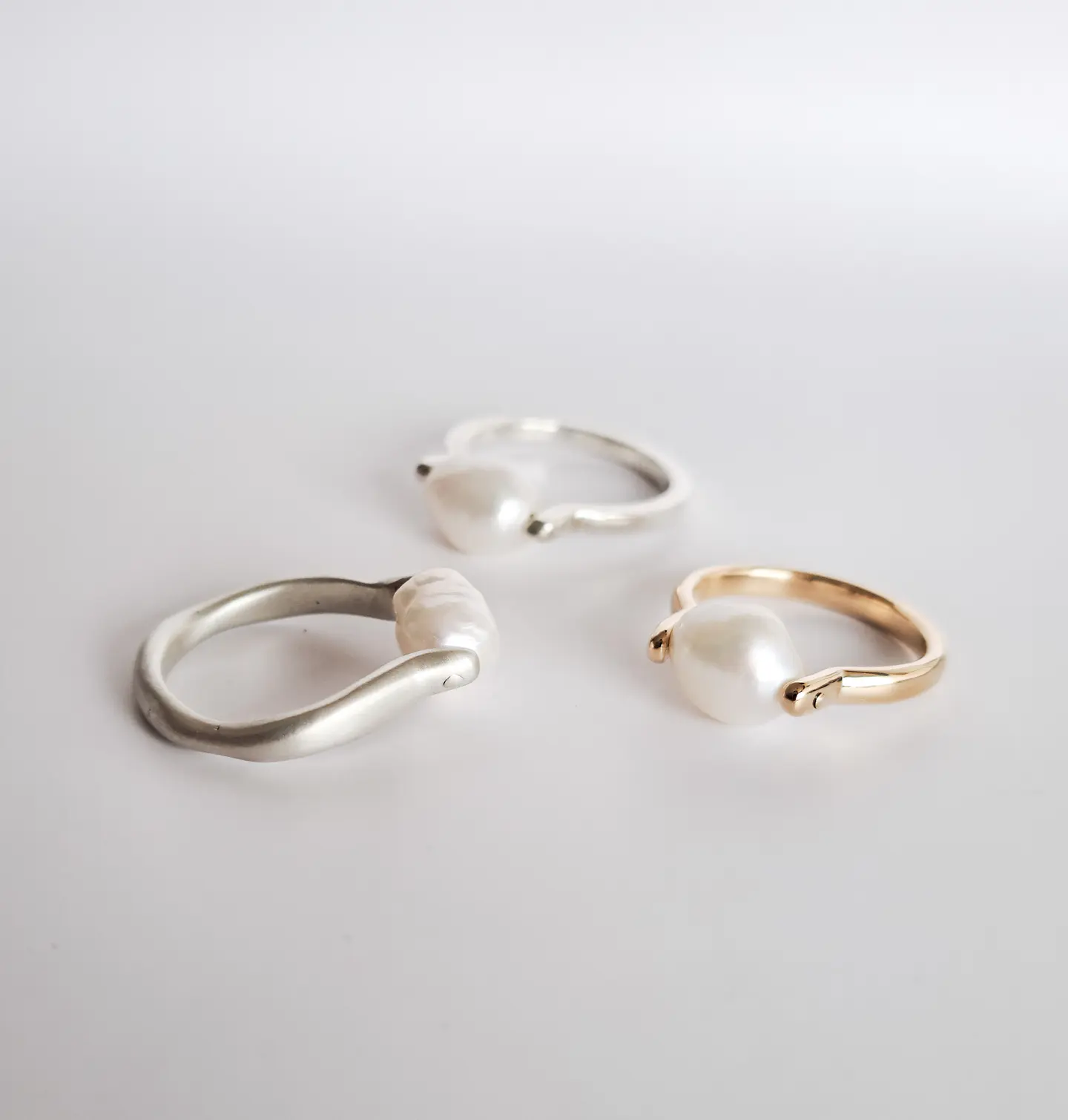 Anillos con perlas 8